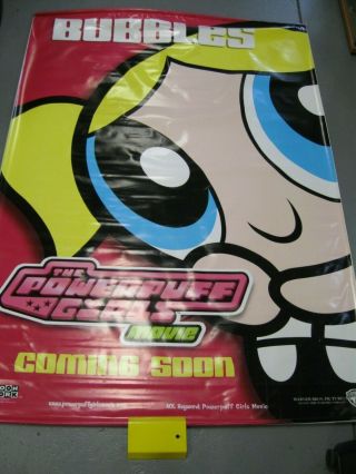 The Powerpuff Girls Movie Banner Bubbles Coming Soon Cartoon Network Large 2