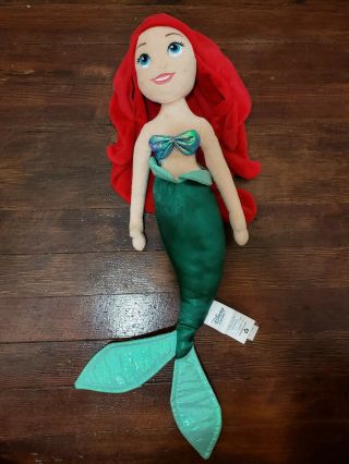 Disney Store 20 " Ariel Plush Doll