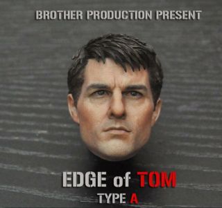 1/6 Tom Cruise Head Sculpt Edge of Tomorrow / Hot Toys Phicen Figure ❶US SELLER❶ 2