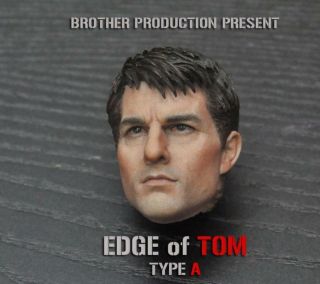 1/6 Tom Cruise Head Sculpt Edge of Tomorrow / Hot Toys Phicen Figure ❶US SELLER❶ 3