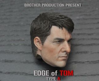1/6 Tom Cruise Head Sculpt Edge of Tomorrow / Hot Toys Phicen Figure ❶US SELLER❶ 4