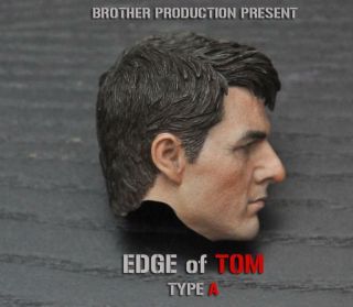 1/6 Tom Cruise Head Sculpt Edge of Tomorrow / Hot Toys Phicen Figure ❶US SELLER❶ 5