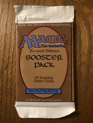 Magic: The Gathering Mtg Factory Revised 3rd Edition Booster Pack