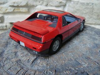 Fiero Diecast,  Red,  1:18,  1985,  1986,  Rare,  Model,  Pontiac