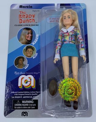 Mego Marcia Brady Broken Nose The Brady Bunch 8” Figure Limited Edition Numbered