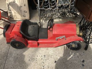 Ride On Car Vintage Toy Marx Stutz Bearcat As - Is Display Staten Island Pick Up
