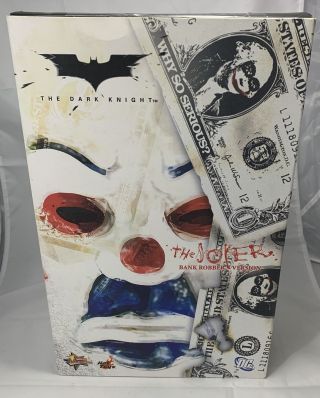 Hot Toys Bank Robber Joker 1/6 Scale The Dark Knight Version 1.  0 Mms79