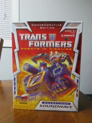 Hasbro Transformers Soundwave Commemorative Edition Tru Exclusive Rid G1 Nib