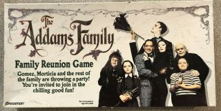 1991 The Addams Family Reunion Game By Pressman - 100 Complete