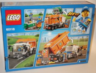 Lego City 60118 Garbage Truck Trash Box 248 Pc Set,  Retired
