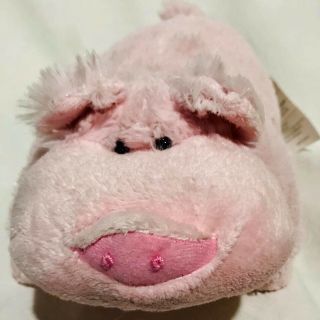 Pillow Pets Pee Wee 11” Soft Cute Plush Stuffed Animal Toy Wiggly Pink Pig