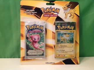 Pokemon Ex Legend Maker Booster Pack,  2x Blister Pack With Jolteon,  2006,