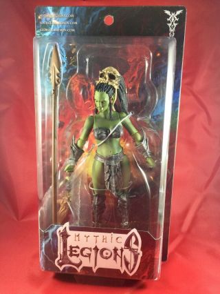 2017 Four Horseman Mythic Legions 6 " Advent Of Decay Queen Urkzaa Mip
