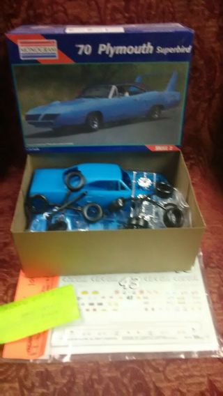 1/24 Scale Monogram 1970 Superbird With 43 Petty Decals Tires And Wheels