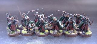 Pro Painted 12x Warrior Of Rohan