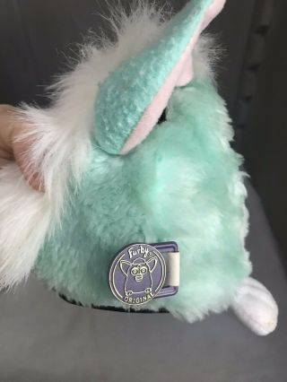 1999 Furby Baby Green with Blue Eyes, 4