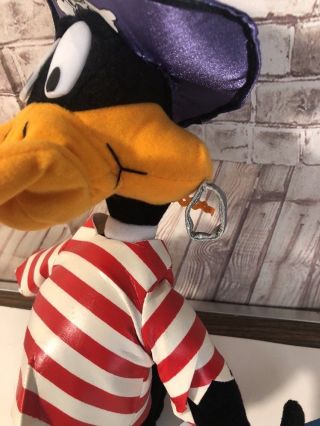 Daffy Duck Pirate Plush Looney Tunes Warner Brothers Nanco 2002 4