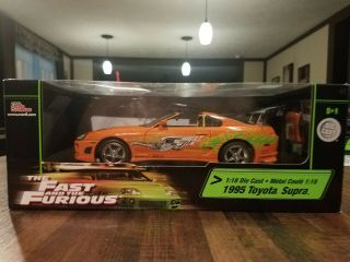 Ertl Racing Champions 1995 Toyota Suprathe Fast And The Furious 1:18 Diecast Car