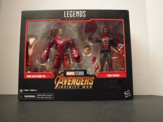 Marvel Legends Avengers Infinity War Iron Spider Iron Man 2 Pack