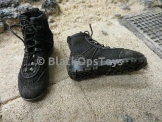 1/6 Scale Dam Toys Russian Spetsnaz In Beslan Black Combat Boots