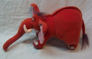Vintage Disney Tarzan Tantor The Elephant 11 " Plush Stuffed Animal Toy Mattel