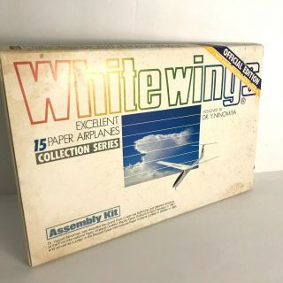 White Wings Official Edition 15 Paper Airplanes Assembly Kit Dr.  Y.  Ninomiya Euc