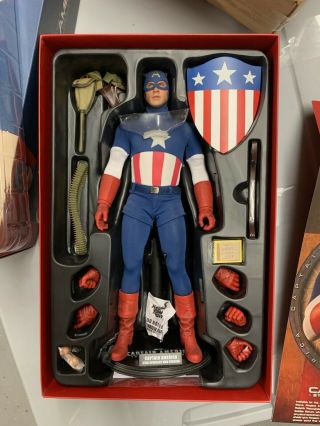 Hot Toys Captain America (star - Spangled Man) 2013 Toy Fare Exclusive