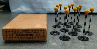 Dinky Toys Beacons Set Of 12 47d Meccano W/box
