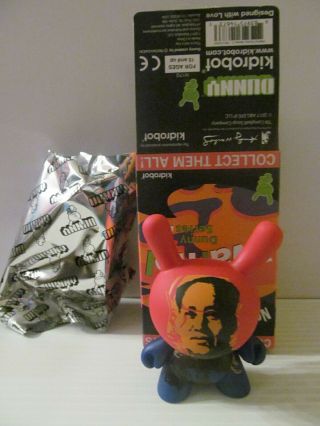 Kidrobot - Andy Warhol Dunny Series 2 - Vinyl Mini - Mao - Opened