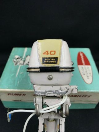 VERY RARE Vintage 1961 K&O Toy Johnson 40 HP Outboard Boat Motor 10