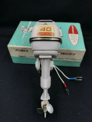 VERY RARE Vintage 1961 K&O Toy Johnson 40 HP Outboard Boat Motor 11