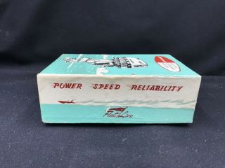 VERY RARE Vintage 1961 K&O Toy Johnson 40 HP Outboard Boat Motor 4