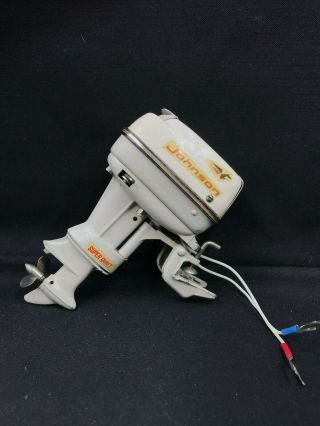 VERY RARE Vintage 1961 K&O Toy Johnson 40 HP Outboard Boat Motor 9