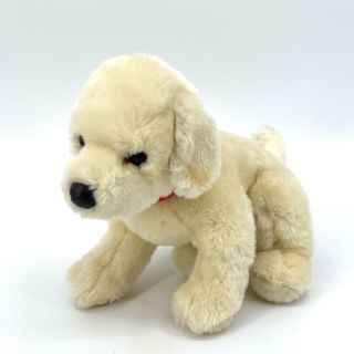 Douglas Toys Plush Yellow Lab Labrador Retriever Puppy Dog 9 " Red Collar
