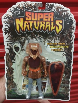 Naturals (tonka 1987) Snakebite " Warrior " Figure Moc Hologram Power