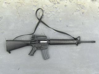 1/6 Scale Toy U.  S.  Marine Corps Sniper - Black Metal M16 W/sling