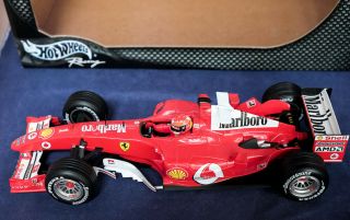 Hotwheels 1/18 F1 Ferrari F2004 World Champ Michael Schumacher full livery 2