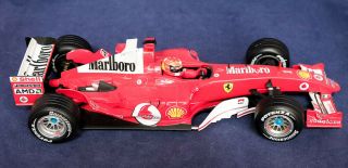 Hotwheels 1/18 F1 Ferrari F2004 World Champ Michael Schumacher full livery 5