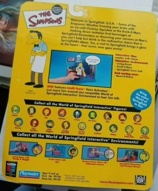 The Simpsons WOS Interactive Figure - Moe Figure - Series 3 - 5