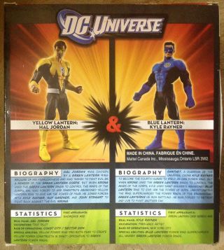 DC Universe Classics War Of The Green Lanterns Hal Jordan Kyle Rainer 2 - pack MIP 2
