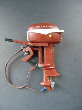 C.  1956 Toy Outboard Motor K&o Johnson Sea Horse 30 Battery Operated