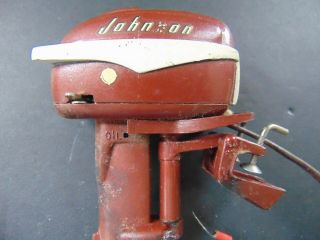 c.  1956 TOY OUTBOARD MOTOR K&O JOHNSON SEA HORSE 30 BATTERY OPERATED 5