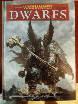 Games Workshop Warhammer Fantasy Dwarfs Army Book Codex - Hc,  Oop