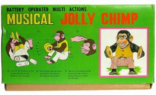 Vintage Daishin Musical Jolly Chimp Toy Story 3 Cymbal Monkey w/Tag & Box 10