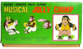 Vintage Daishin Musical Jolly Chimp Toy Story 3 Cymbal Monkey w/Tag & Box 11