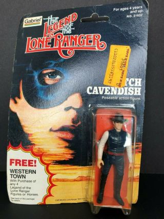 1981 Gabriel " The Legend Of The Lone Ranger " (butch Cavendish) Figure,