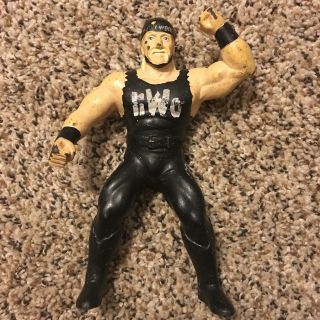 1996 Hollywood Hulk Hogan Nwo Wcw Osftm Monday Nitro Action Figure Toy Td1