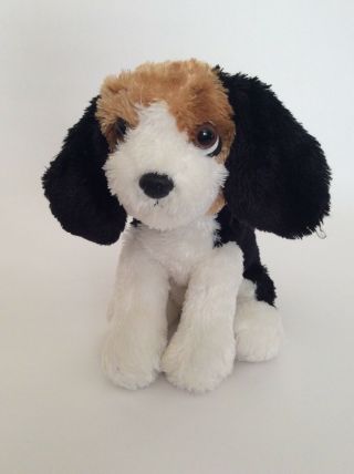 People Pals Aurora Black Brown White Beagle Puppy Dog 10 " Plush Stuffed Animal