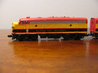 Kato N - Scale Locomotive Set,  Type F - 7 - Aba,  Kansas City Southern,