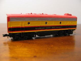 KATO N - scale Locomotive Set,  Type F - 7 - ABA,  Kansas City Southern, 2
